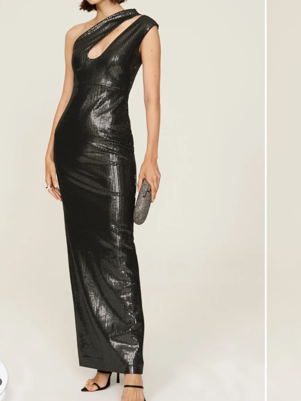 SOLACE LONDON Elissa Sequin Gown